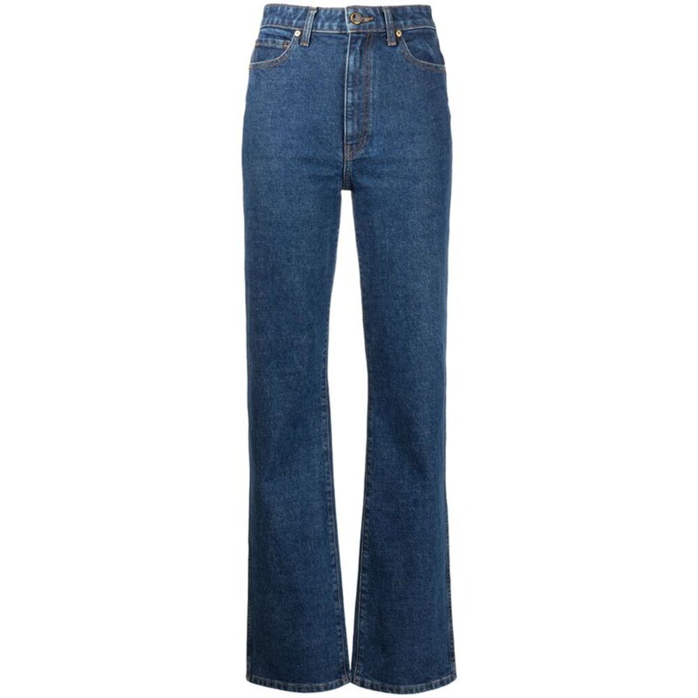 Khaite Blue Denim - Bootcut Jeans Women